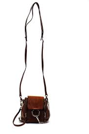 Chloe Suede Mini Faye Backpack Shoulder Handbag