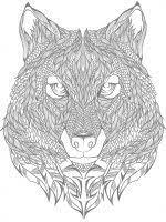 Wolf ausmalbild für erwachsene zum ausdrucken. Wolf Ausmalbilder Fur Erwachsene