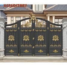 See more ideas about iron gates, gate design, wrought iron gates. China Modern Gray Color Aluminum Main Entrance Gate Design With Automatic Lock China Flat Main Gate Designs New Design Main Gate