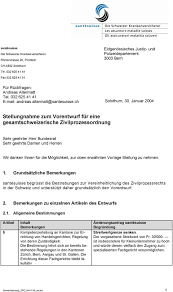 Wie kraaf schon erwähnt hat, muss es (darin) eine kostengrundentscheidung geben (der beklagte trägt die kosten. Stellungnahme Zum Vorentwurf Fur Eine Gesamtschweizerische Zivilprozessordnung Pdf Kostenfreier Download