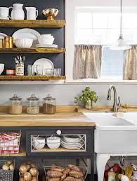 This goodhome fixed wall shelf from the datil range is a great solution if you are running low on cupboard space or simply want to space things out a little more. 11 Black Kitchen Cabinet Ideas For 2020 Black Kitchen Inspiration