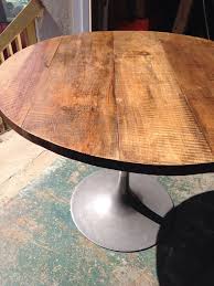 This rustic wood dining table was found using image matchmaker. Round Rustic Modern Wood Dining Table Top 1 By Freshrestorations Round Wood Dining Table Rustic Round Table Wood Dining Table Modern
