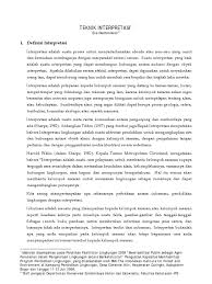 Ini dilakukan dengan mengukur besarnya perubahan harga terbaru (pengaturan standar. Teknik Interpretasi