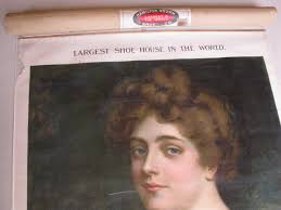 1906 Hamilton Brown Shoe Poster in Original Mailing Tube *SHIPS FREE 2 US!