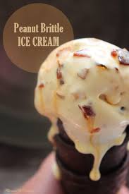 Peanut Brittle Ice Cream No Churn Method Recipe Peanut Brittle Ice Cream Sweets Recipes Easy