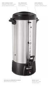 Check spelling or type a new query. Proctor Silex 45100r 3 9 10 Gal Low Volume Brewer Coffee Urn W 1 Tank 120v