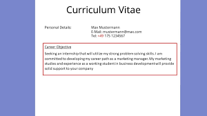The europass cv builder makes it easy to create your cv online. Curriculum Vitae Einfach Erklart Mit Video