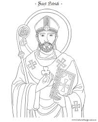 Patrick was kidnapped by a raiding party and taken to ireland. Saint Patrick Printable Coloring Page Catholic Coloring Saint Coloring St Patricks Crafts