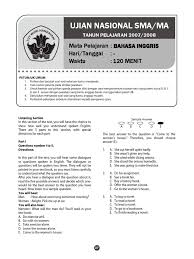 Soal listening section mp3 bahasa inggris dan teksnya by om min posted on june 17, 2021 hai semuanya, berbicara mengenai listening mungkin sebagian orang sudah tidak asing lagi bahkan ada yang memiliki kegemaran dalam hal ini contohnya listening the radio, listening the music, and soon. Download Soal Un Bahasa Inggris Smk 2021 Dan Pembahasannya Kanal Jabar