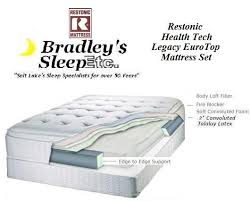 Speaking of restonic and their healthrest line of foam beds, they have a 6.5 core and 3.5 to 4.5 of visco mattress topper. Restonic Legacy Latex Mattresses In Salt Lake City