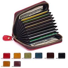 Shop with afterpay on eligible items. Buy Aphison Aphison Rfid Genuine Leather Credit Card Holder Wallet For Women Men Coin Purse Zipper Small Secure Card Case Gift Box 8117 Features Price Reviews Online In India Justdial