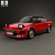3d Model Of Toyota Mr2 1984 Toyota Mr2 Toyota Toyota Cars