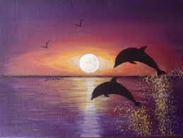 Dolphin Sunset Paint Night Essex Paint And Sip