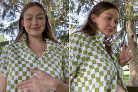 Gigi hadid and zayn malik are officially parents. Pregnant Gigi Hadid Says She S Living In Holiday The Label Pajamas