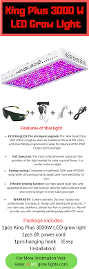 It draws only 132 watts of power when running, and it lasts about 50,000 hours over its lifetime. Top 06 Best 3000 Watt Led Grow Light Reviews In 2019 Led Grow Lights Led Grow Grow Lights