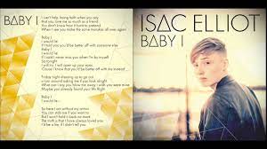 Isac Elliot Baby I Official Lyric Video Youtube