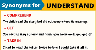 Synonyms for understand in free thesaurus. Another Word For Understand List Of 105 Synonyms For Understand 7esl