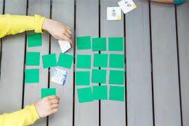Flip the cards and match three images instead of two. Memory Games For Kids C R A F T