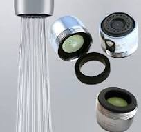Neoperl Spray Faucet Aerator PCA Low Flow 0.5 gpm Smart Stream Saver  Standard Dual Thread (Lime 3 PK)
