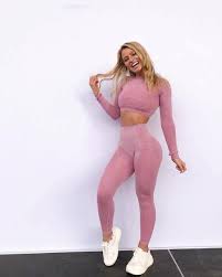 Women 2 Pieces Yoga Set In 2021 Cute Gym Outfits Gymshark Women Vital Seamless Leggings