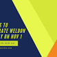 Join Us To Celebrate Weldon All Day on Nov 1 - Halifax Community College, 100 College Dr Event Image