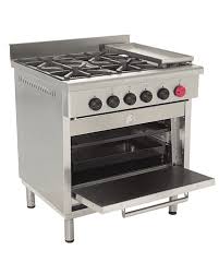 Cocina marca surge original industrial de pie 3h. Cocina Industrial 4 Platos Horno Y Plancha Calvac Equipos Gastronomicos