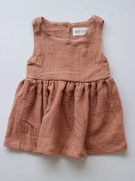 The Little Dress Cotton Muslin Minimalist Baby Clothes Sweet Baby Clothes Baby Kids Clothes