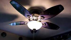 You turn them completely there is no way a ceiling fan's lights turn on by itself unless there is an issue with the wiring. Hunter Discovery Ceiling Fan Update Youtube