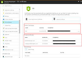 Useful if you use azure key vault to manage your pkcs12 certificates. App Service Certificates Now Supports Public Certificates Cer Azure App Service