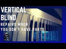 How To Repair Vertical Blinds Broken Stems Gears Not Turning When You Don T Have Parts Youtube In 2020 Blind Repair Vertical Blinds Bali Blinds