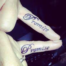 Name tattoos can either be extremely bad or absolutely wonderful depending on whose name you would choose to be tattooed on your body. Pinky Swear Promise Hand Tattoo Love Tattoos With Your Partner In Crime Tattoo Love Finger Couple Tattoos Love Friend Tattoos Promise Tattoo