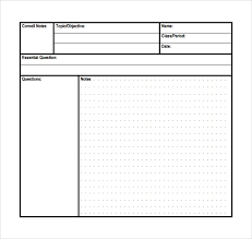 If you want to replace evernote or onenote with notion, use this template. Free 13 Sample Editable Cornell Note Templates In Pdf Ms Word