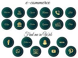 This pack contains 25 instagram highlight covers, shown in this listing's image. Emerald Gold Instagram Highlight Covers Jpg Green Instagram Etsy In 2021 Instagram Icons Instagram Highlight Icons Etsy Instagram