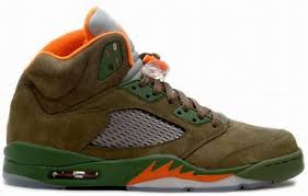Nike Air Jordan 5 Army Olive Orange Air Jordans Retro Air Jordans Nike Air Jordan Shoes