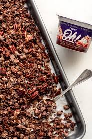 Indulgent Chocolate Granola Bringing You One Of The Best Most Indulgent Recipes Ever Today Chocolat Chocolate Granola Easy Granola Recipe Granola Recipes