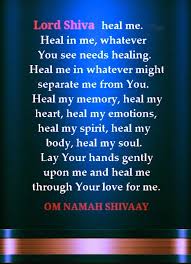 The Lord Shiva Healing Prayer Prayers For Healing Prayers Healing