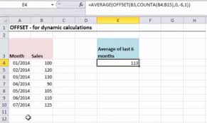 Excel Offset Function Explained In Simple Steps