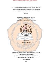 Check spelling or type a new query. Analisis Butir Soal Pilihan Ganda Ulangan Akhir Semester Genap Tahun Pelajaran 2014 2015 Mata Pelajaran Matematika Kelas Iii Sd Di Kecamatan Depok
