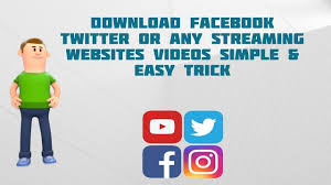 Download Facebook Twitter Video Just One Click Simple Easy Trick Twitter Video Facebook Video Simple Tricks