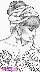 Faces of girls coloring pages, girls coloring pages. Pretty Girl Printable Coloring Pages Novocom Top