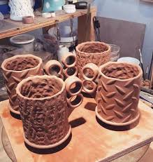 Three Super Creative Mug Handle Ideas Ceramic Arts Network This vintage fashion mug features 7 black men in suits. three super creative mug handle ideas