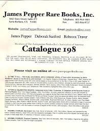 More Literature and Film from James Pepper Rare Books