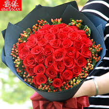 Browse an array of happy birthday roses from proflowers and surprise a special someone on their special day. Buy Bouquet Of Red Roses Birthday Flower Delivery To Send His Girlfriend Zhaoqing Mao Name Jiangmen Zhuhai City Florist Flowers Home In Cheap Price On Alibaba Com