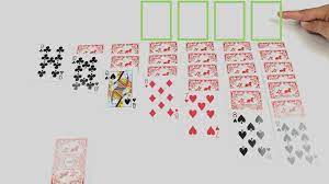 A black king can be stacked with a red queen, a black jack, a red 10, a black nine, and so on. 4 Ways To Play Solitaire Wikihow