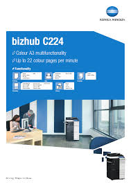 Konica minolta bizhub c224 driver downloads operating system(s): Bizhub C224 Konica Minolta Turkiye Manualzz