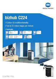 Bizhub C224 Konica Minolta Turkiye Manualzz