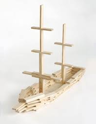 Construire Avec Kapla Bateau Bateau Construire Kapla Pirate Crafts Diy Enfant Diy For Kids