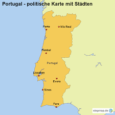 Die freie und zeitlich unbeschränkte. Landkarte Portugal Politische Karte Mit Stadten Von Landerkarte Landkarte Fur Portugal
