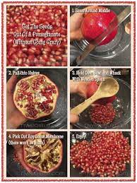 Known as the fruit of paradise, pomegranate is filled with numerous edible seeds called arils, which are loaded with umpteen health benefits. How To Get The Seeds Out Of A Pomegranate Without Going Crazy Real Food Recipes Food Recipes