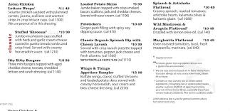 Houlihan S Menu In Cranberry Twp Pennsylvania Usa